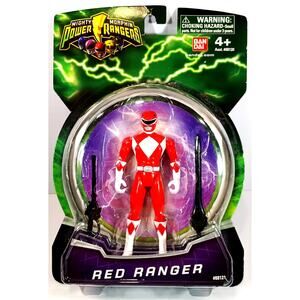 Bandai 2010 Mighty Morphin Power Rangers RED RANGER, New, See Pics/Descr.